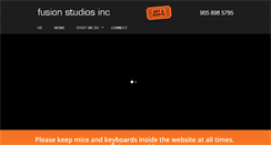 Desktop Screenshot of fusionstudiosinc.com