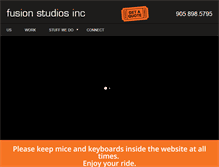 Tablet Screenshot of fusionstudiosinc.com